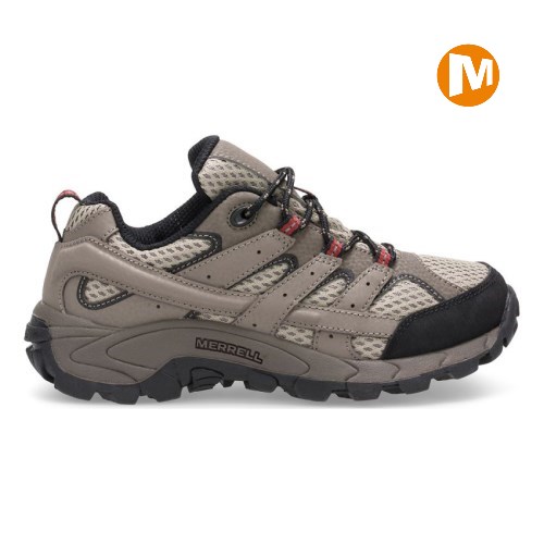 Tenis Merrell Moab 2 Low Lace Niños MX.H.PCU